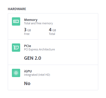 Diagnostic audit - Hardware