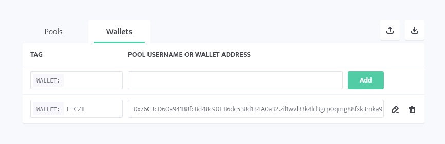 minerstat - Ezil.me ETC wallet