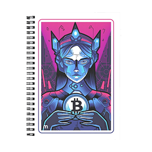 Queen of Coins (Dark) Notebook