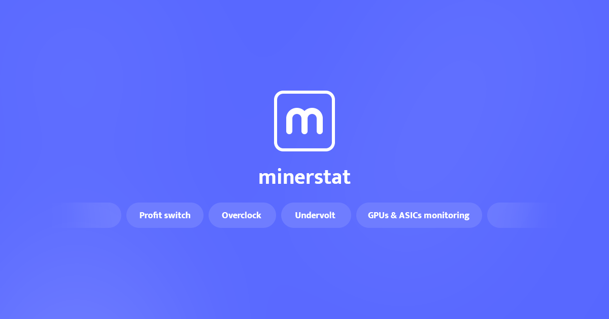 Crypto Mining Monitor and Management Software | minerstat