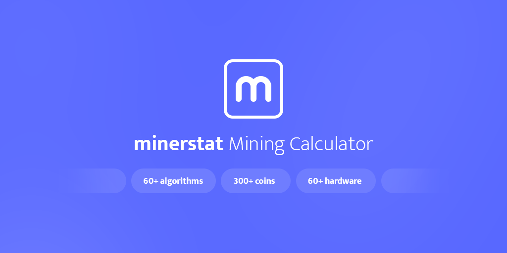 Crypto mining profitability calculator minerstat